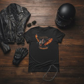 Epische Vuurdraak "Rijs Uit De As" Fantasy T-shirt