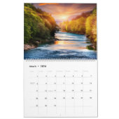 Epische wildernis landschap kalender (Mar 2026)