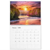 Epische wildernis landschap kalender (Feb 2026)