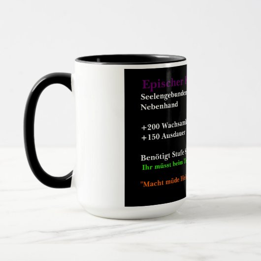 Epischer Kaffeebecher Mok (Links)