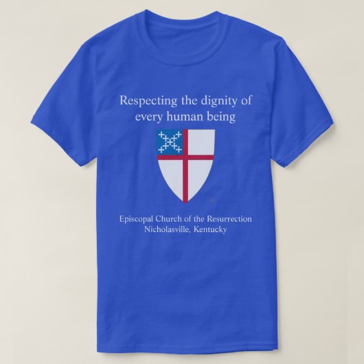 Episcopaalse Kerk van de Opstanding  T-shirt (Design voorkant)
