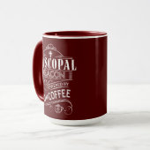 Episcopal Deacon, aangedreven door God en koffie Mok (Voorkant links)