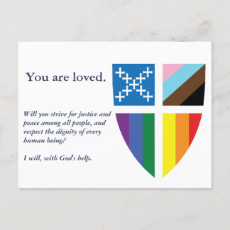 Episcopal Pride Flag Briefkaart