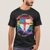 Episcopal Pride T-shirt - Y'all Means All (Voorkant)