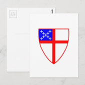 Episcopal Shield Briefkaart (Voorkant / Achterkant)