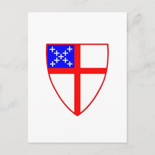 Episcopal Shield Briefkaart (Voorkant)