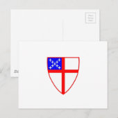 Episcopal Shield Briefkaart (Voorkant / Achterkant)