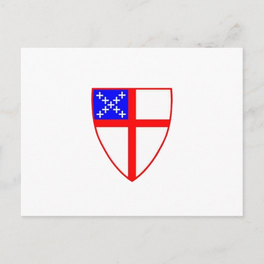 Episcopal Shield Briefkaart (Voorkant)