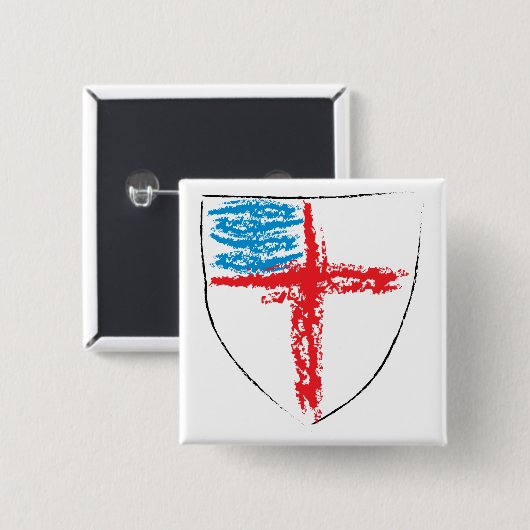 Episcopal Shield Button (Voorkant /achterkant)