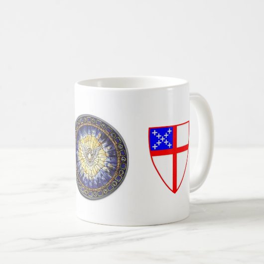 Episcopal Shield Mok (Voorkant rechts)