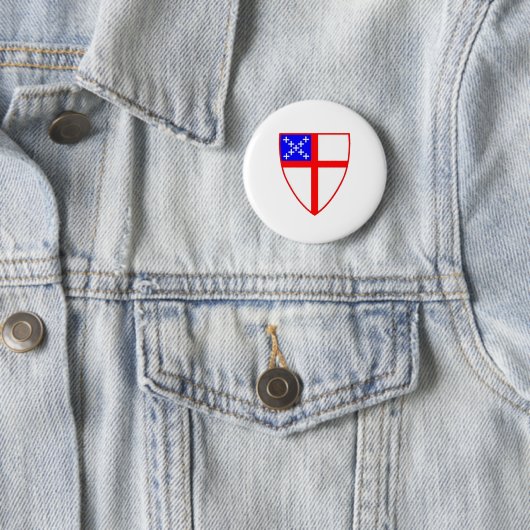 Episcopal Shield Ronde Button 5,7 Cm (In situ)