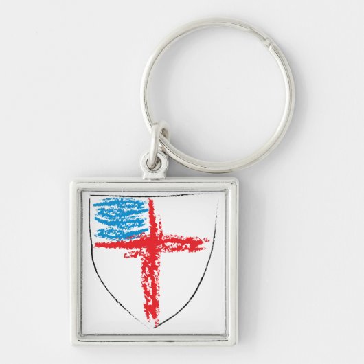 Episcopal Shield Sleutelhanger (Voorkant)