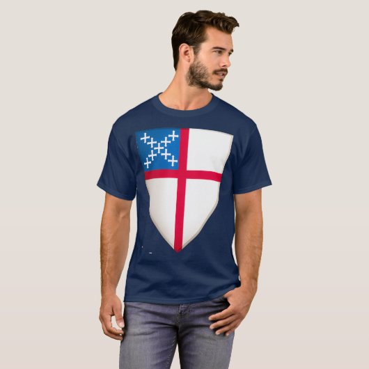 Episcopal Shield T-shirt (Voorkant volledig)