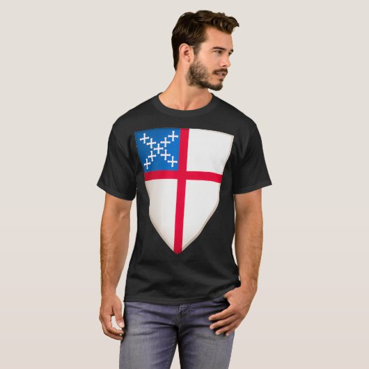Episcopal Shield T-shirt (Voorkant volledig)