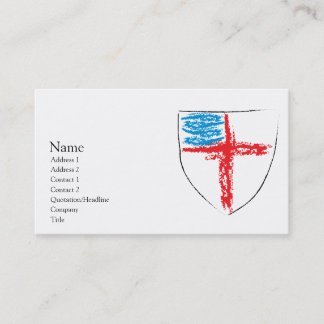 Episcopal Shield Visitekaartje