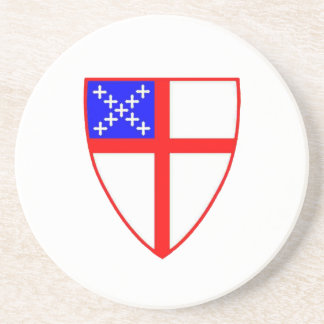 Episcopal Shield Zandsteen Onderzetter