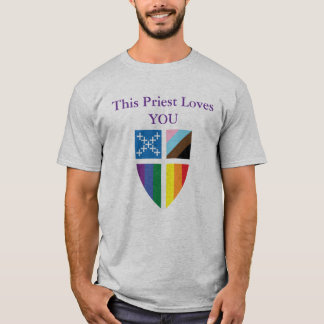 Episcopal This Priest Loves You T-shirt