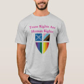 Episcopal Trans Rights Are Human Rights T-shirt (Voorkant)