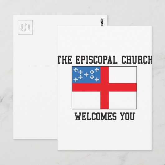 Episcopale kerk briefkaart (Voorkant / Achterkant)