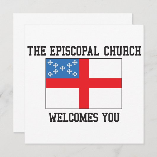 Episcopale kerk kaart (Voorkant / Achterkant)