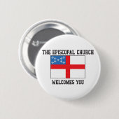 Episcopale kerk ronde button 5,7 cm (Voorkant /achterkant)