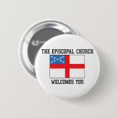 Episcopale kerk ronde button 5,7 cm (Voorkant /achterkant)
