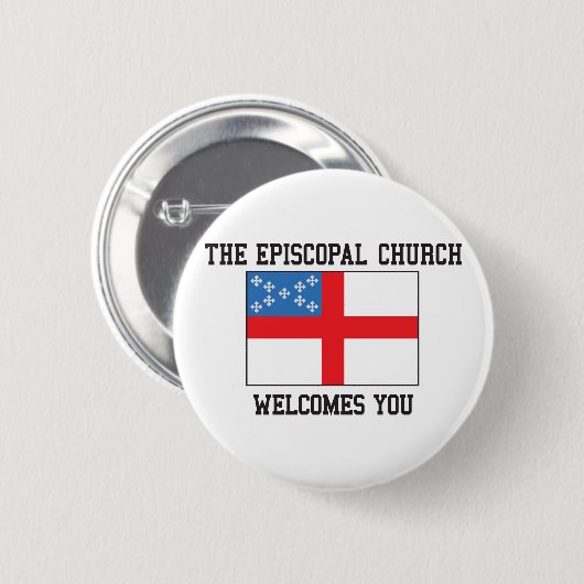 Episcopale kerk ronde button 5,7 cm (Voorkant /achterkant)