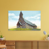 Episcopale kerk van St. Peters-by-the-Zee Canvas Afdruk (Insitu (Woonkamer))