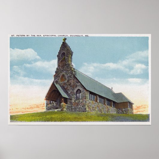 Episcopale kerk van St. Peters-by-the-Zee Poster (Voorkant)
