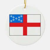 Episcopale vlag keramisch ornament (Voorkant)