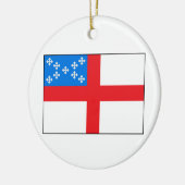 Episcopale vlag keramisch ornament (Links)