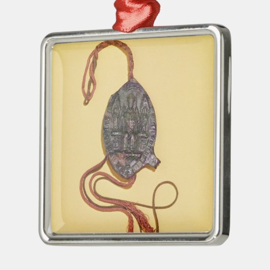 Episcopale zeehond van Anthony Beck Metalen Ornament (Links)