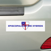 EPISCOPALEN ZIJN HYBRIDEN BUMPERSTICKER (Op auto)