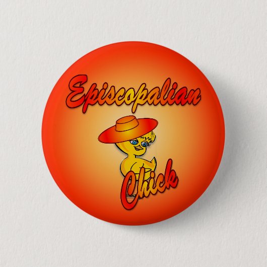 Episcopalian Chick #5 Ronde Button 5,7 Cm (Voorkant)