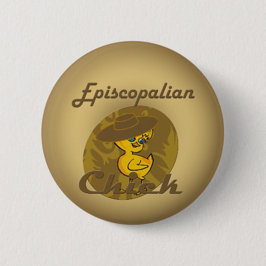 Episcopalian Chick #6 Ronde Button 5,7 Cm (Voorkant)