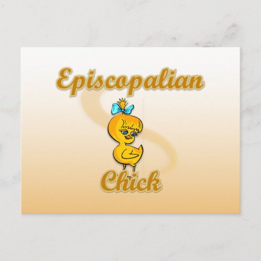 Episcopalian Chick Briefkaart (Voorkant)