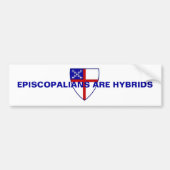 EPISCOPALIËNTEN ZIJN HYBRIDEN BUMPERSTICKER (Voorkant)