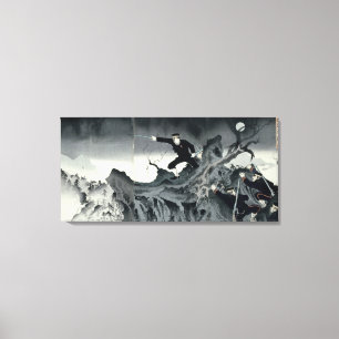 Episode van de Chinees-Japanse oorlog Canvas Afdruk