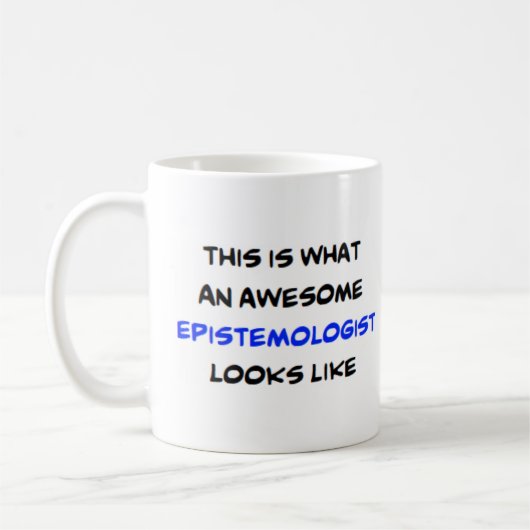 epistemoloog, geweldige koffiemok (Links)