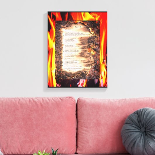 Epistle I Canvas Afdruk (Insitu (Woonkamer))