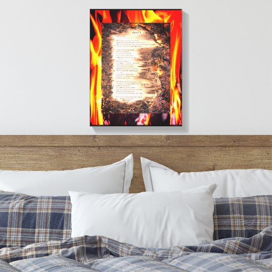 Epistle I Canvas Afdruk (Insitu (Slaapkamer))