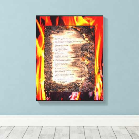 Epistle I Canvas Afdruk (Insitu (Houten vloer))