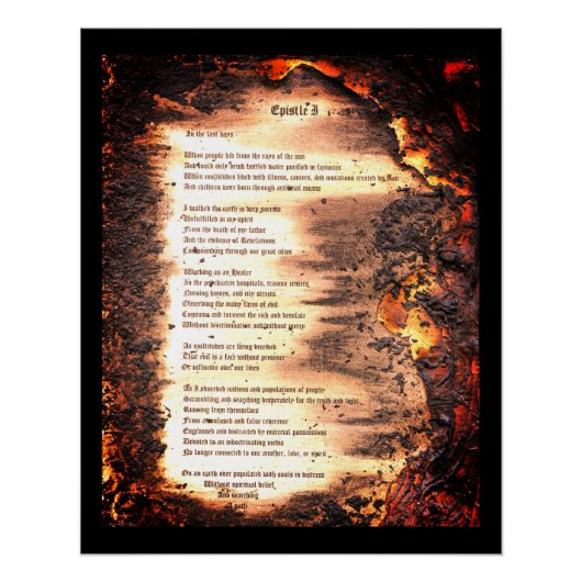 Epistle I Perfect Poster (Voorkant)