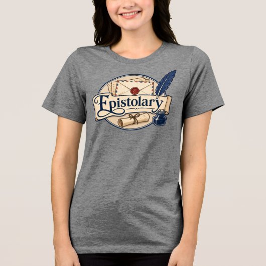 Epistolair Tri-Blend Shirt (Voorkant)