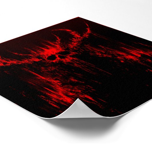 EPITAAF VAN MALEDICTIE | Mat papier afdrukken Poster (Hoek)