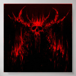 EPITAAF VAN MALEDICTIE | Mat papier afdrukken Poster