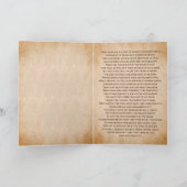 Epitaph aan een Dog Poem door Lord Byron Kaart (Binnen)