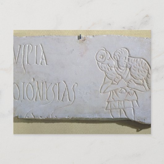 Epitaph met een opluchting van de Good Shepherd Briefkaart (Voorkant)