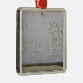 Epitaph met een opluchting van de Good Shepherd Metalen Ornament (Rechts)