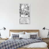 Epitaph van Margaret of Austria Canvas Afdruk (Insitu (Slaapkamer))